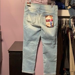 Size 13 light blue butt lifting jeans